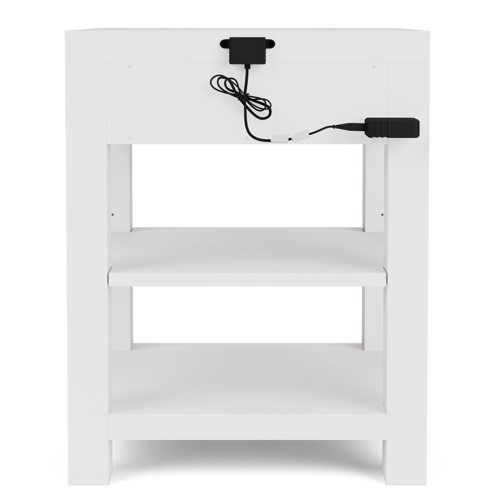 Lana 1 - Drawer Nightstand, White