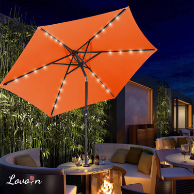 Lighted Market Parasol