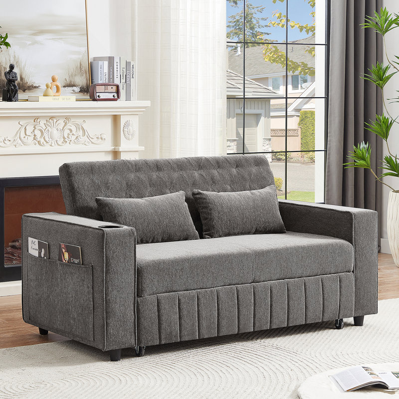 Versatile Convertible Sofa Bed with Adjustable Backrest and Multiple Functionalities for Any Living Space