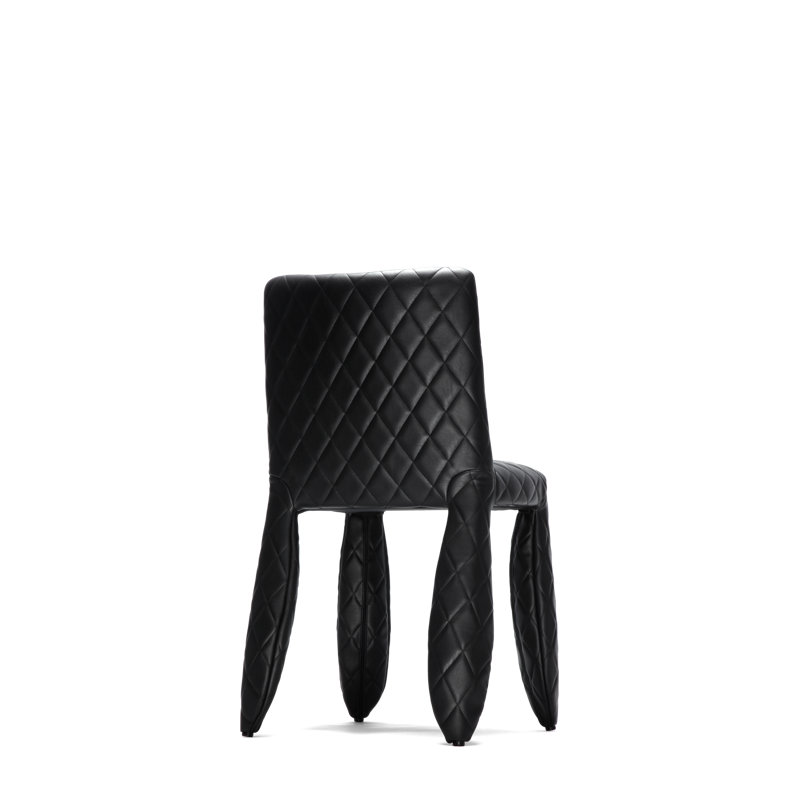 Monster Side Chair, No Face Faux Leather