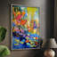 Reproduction encadrée FLORAL Series DCVII - bois massif-892906210