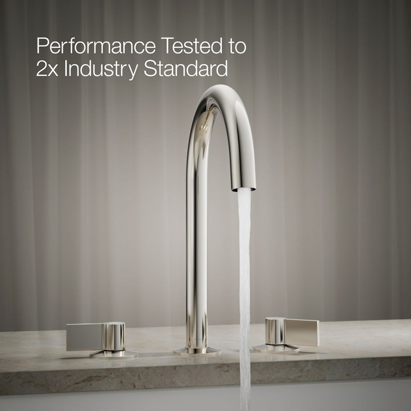 Components Deck-Mount Bath Spout With Tube Design, Polished Nickel