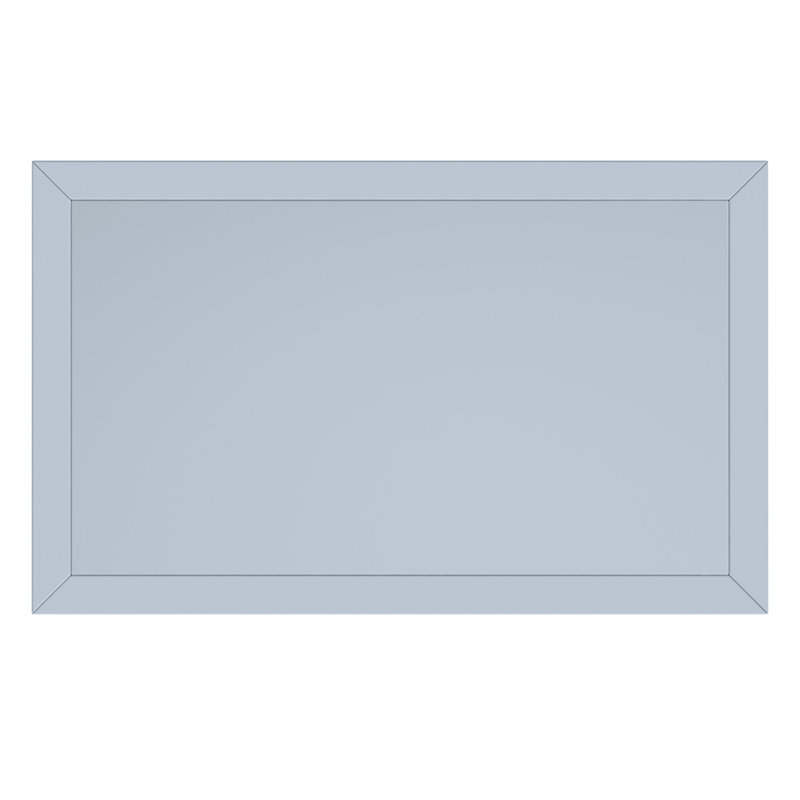 Nora 2-Drawer Wide Nightstand, Light Blue