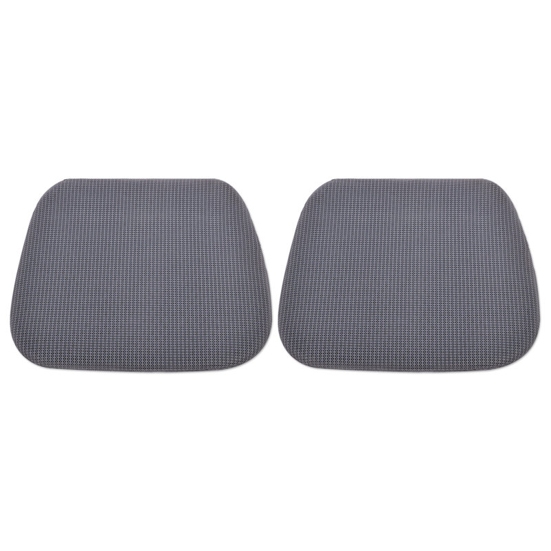 Coussin 2 pièces Elbys Hokku Designs, gris