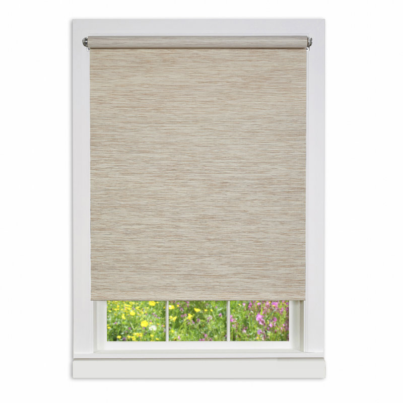 Rouleaux de jute Eco filtrant la lumière, L 34 po x L 72 po, Naturel