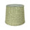 Abat-jour tambour imprimé tribal - Motif neutre brun clair avec rondelle d'araignée pour lampes de table ou sur pied