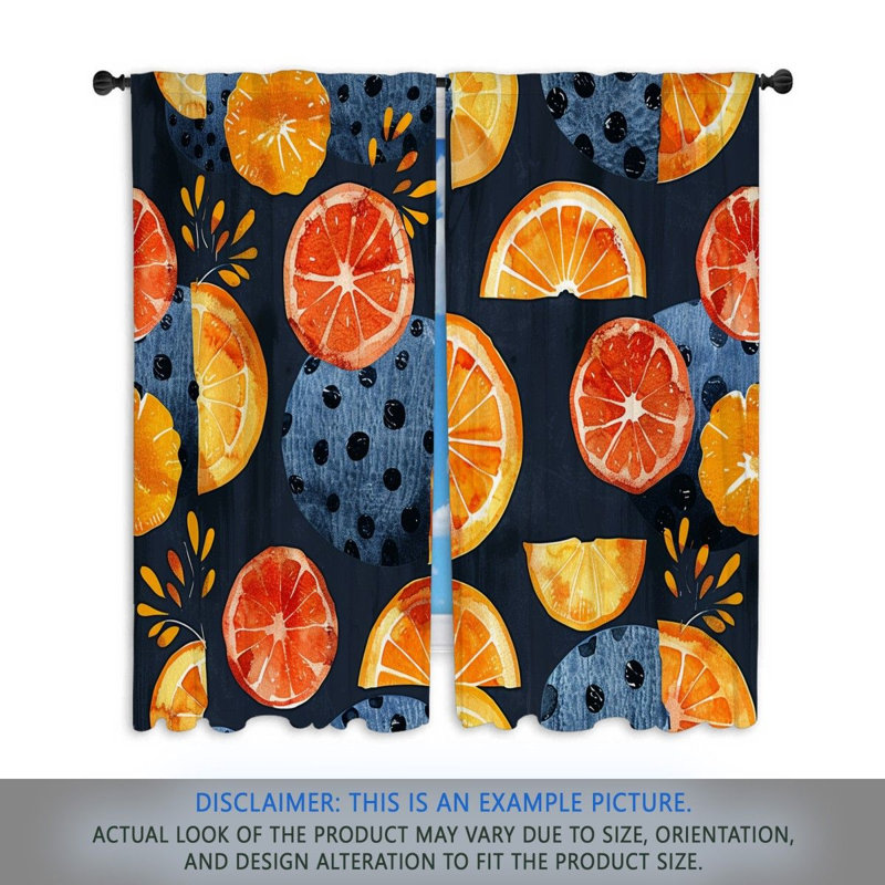 Rideau transparent en polyester Kisty