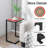 Avinoam Rectangular Ceramic Outdoor Side Table