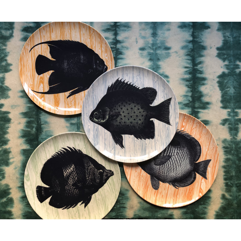Evgenii 9" Melamine Salad Plate Set