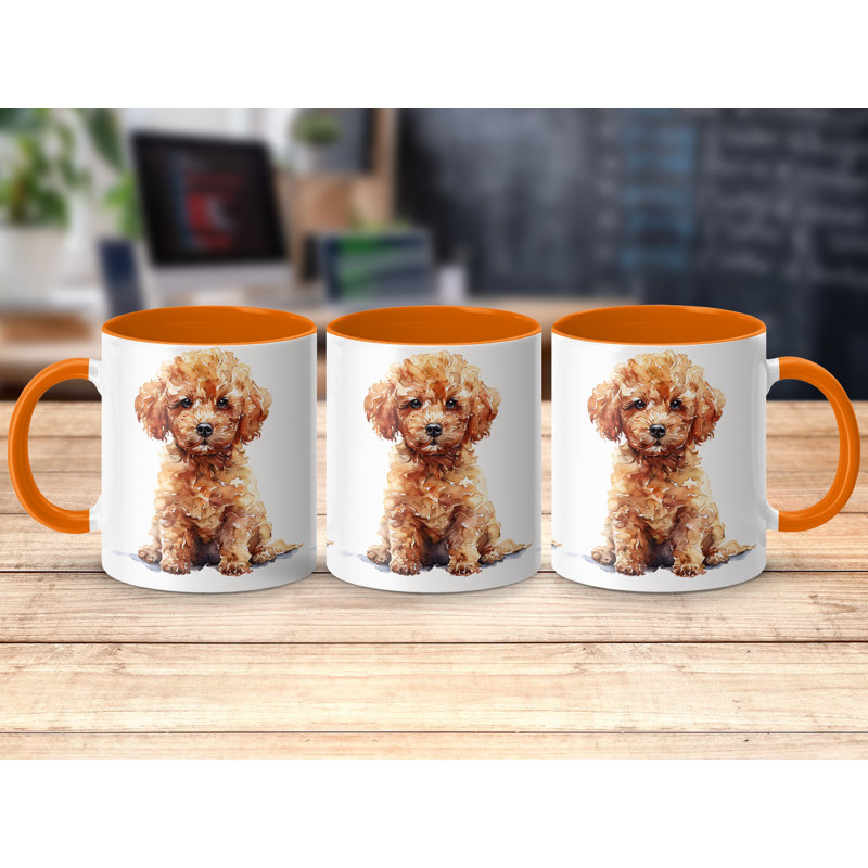 Ceramic Coffee Mug, Orange