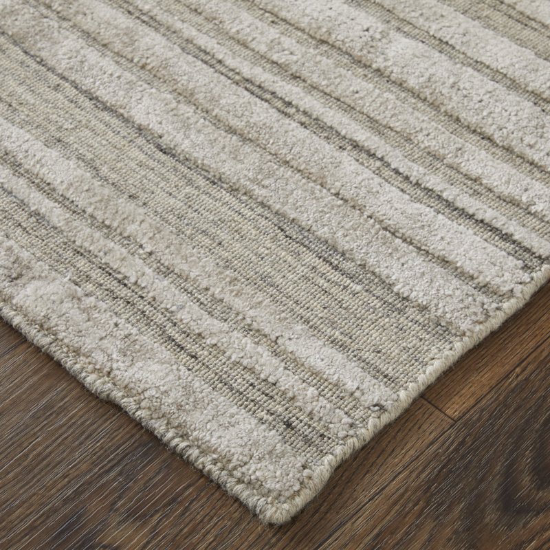 Elias Modern Abstract Brown Area Rug, Rectangle 2' x 3'