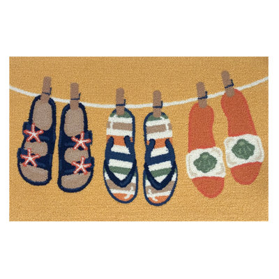 Sandales jaunes taille 24 x 36