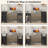 Computer Desk with Monitor Stand & Charging Station, Gaming Desk with LED Lights & Drawers-2116004837-2117043243