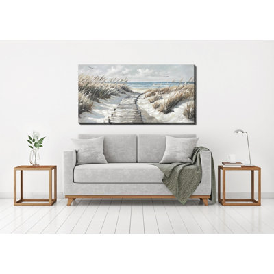 Through The Dunes Canvas Wall Art