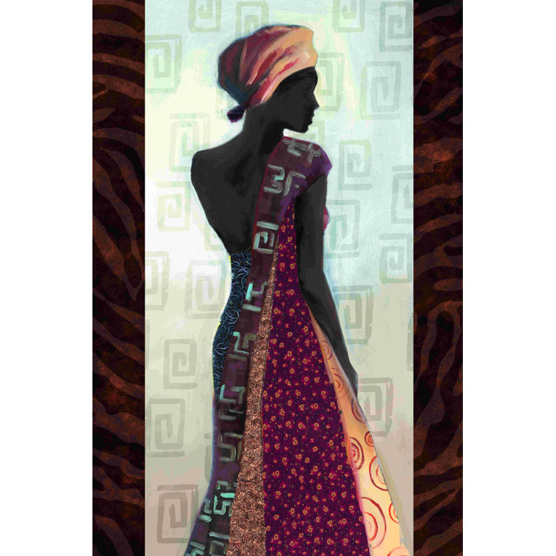 «Woman in Dress», impression sur toile tendue, H 30 po x l 20 po