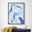 "Sky Elixer", art mural sur toile texturée avec feuille d'argent par Martin Edwards