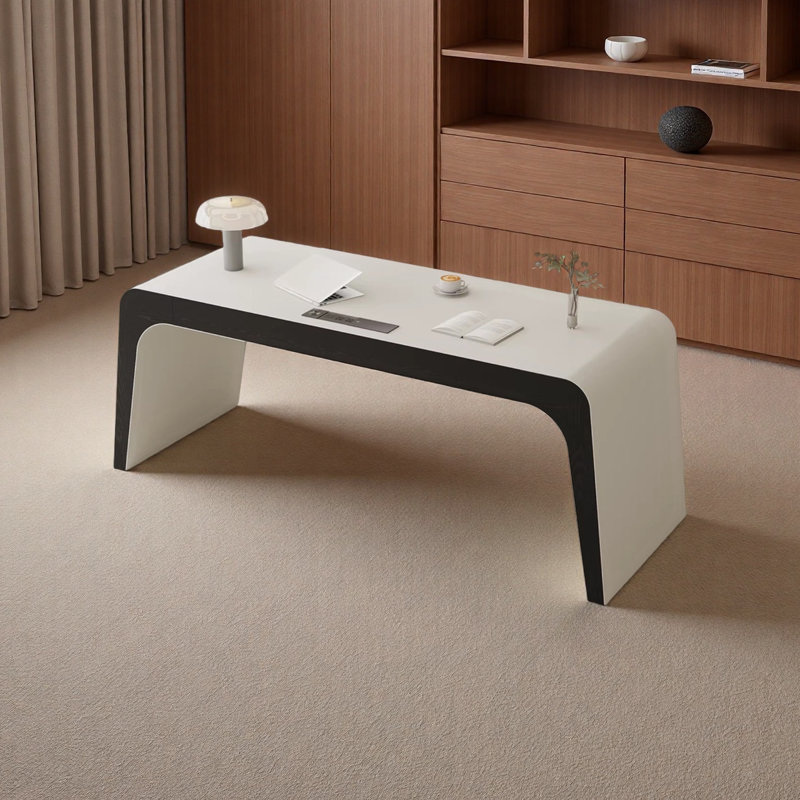 Bureau design moderne et minimaliste, H 29,52 po x l 70,86 po x P 27,55 po