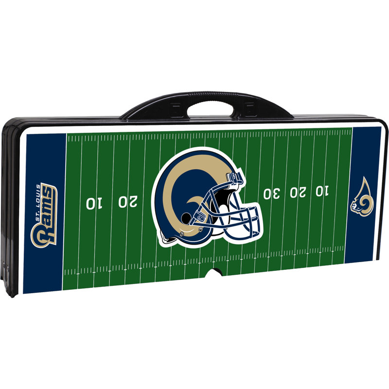 NFL Folding Camping Table, Denver Broncos, Black