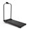 Tapis roulant pliable avec guidon et inclinaison, tapis de marche sous le bureau 2 en 1 et coussin vibrant avec télécommande pour petits espaces de bureau à domicile, noir