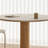 Simple log style dining table-108223421
