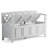 Amherst 48"W Solid Wood Entryway Storage Bench with Lift-Top Lid and Dual Compartments-121977460