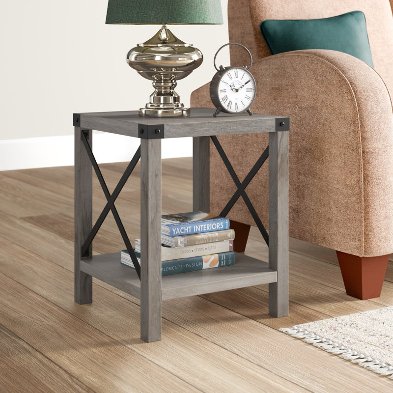 Tobergill End Table, Grey Wash