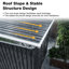 Outdoor Pergola for Patio, Bike Storage Shed