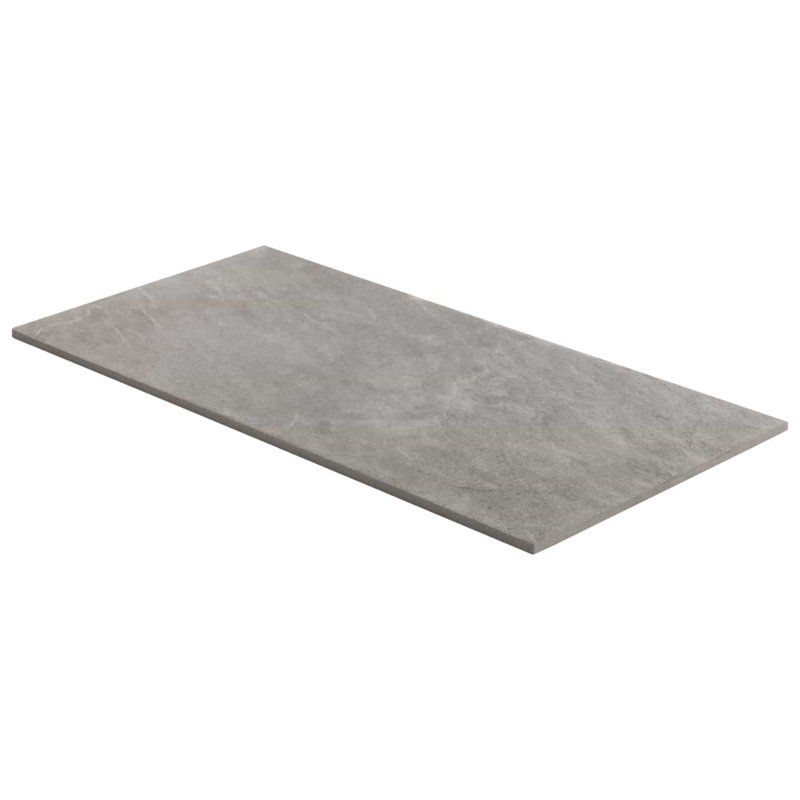 ZenTech 12x24 Matte Porcelain Tile, Silver Gray