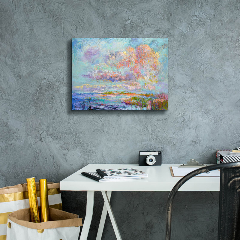  «Sanctuary» par Dorothy Fagan, art mural sur toile, H 12 po x l 16 po