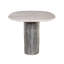 Rhys Oval Marble Double Pedestal Dining Table
