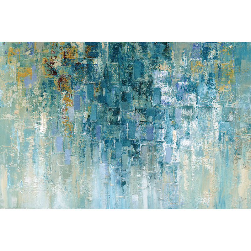 I Love the Rain 1 Piece Painting, 40cm H x 50cm W x 1cm D