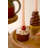  Dessert-Inspired Candle Holders – 5" Tall Ceramic Set
