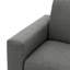 Stearns & Foster Giotto 78 in. Dark Grey Full Sleeper Sofa with 5 in. Memory Foam Mattress-2070464011