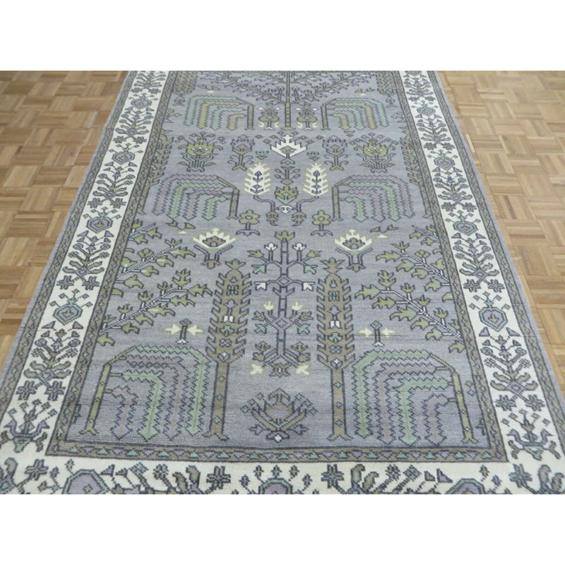 Tapis oriental gris Oushak 6 pi 2 po x 8 pi 10 po 6CE1FA282A404116B78AF9A2E42EA116