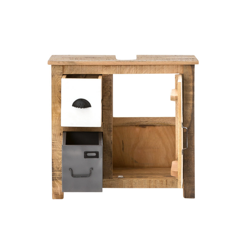 Tyree 68cm Single Bathroom Vanity Base Only in Brown