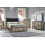 Ensemble de chambre à coucher à panneau en mélamine Josabet-295937418-332895254