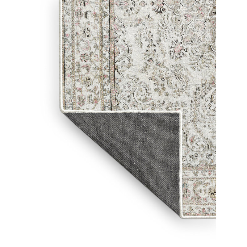 Tapis brun/brun clair traditionnel, Rectangle 2 pi x 4 pi