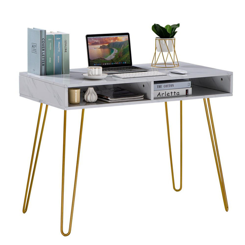 Metal Base Writing Desk