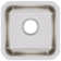 Elkay Lustertone Classic Stainless Steel, 14-1/2" X 14-1/2" X 4-3/8", Single Bowl Undermount ADA Sink