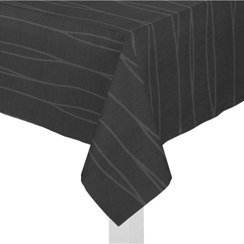 Barrentine Tablecloth, Black, 130cm W x 160cm L