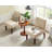 Caue 2 - Person Pedestal Dining Set