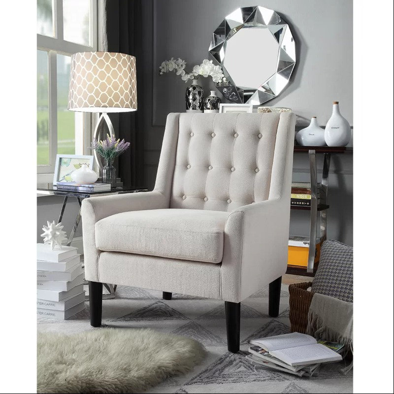 Chaises de chambre à coucher modernes Modern Living, Beige