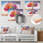 Rainbow Autumn Colors Tree - Art mural arbre chêne-743948666-743948671