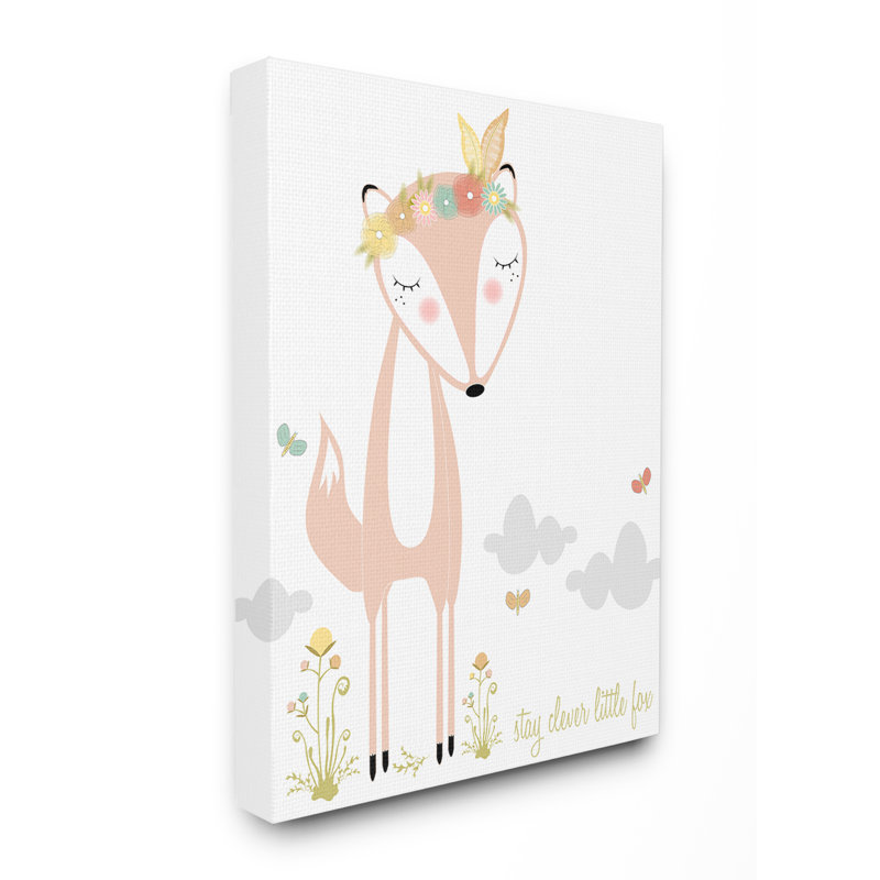 Art sur toile Yara Peach, H 30 po x l 24 po x P 1,5 po, Toile tendue