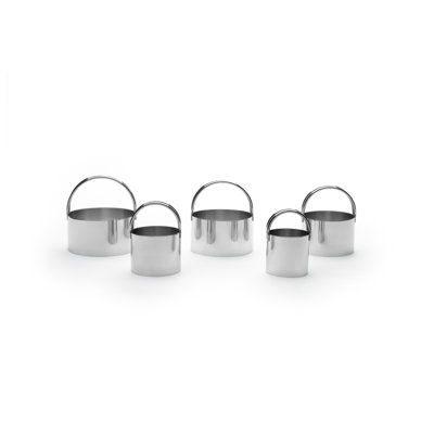 Fox Run Brands 5 Piece Round Cookie Cutter Set