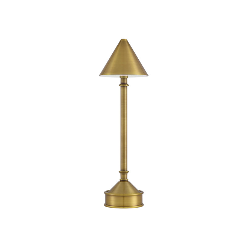 Traipse Cordless Table Lamp, Brass