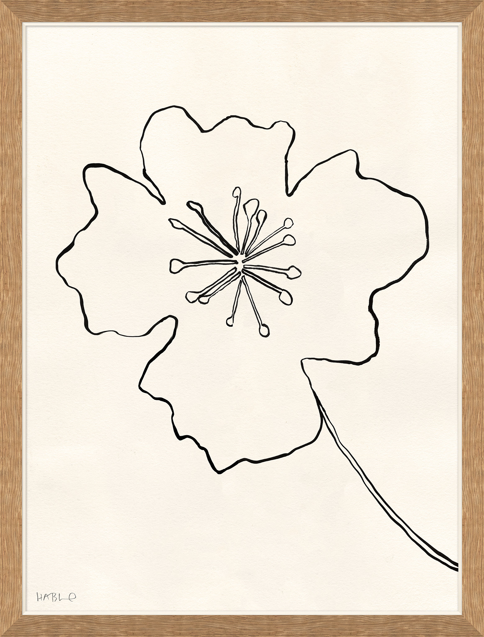 Soicher Marin Line Drawing I by Susan Hable - Picture Frame Painting on ...