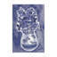 Vase Chinoiserie sur toile bleue, design par Hannah Byatt-802308321