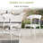 Set Of 4 Dining Chairs Stackable Modern Kitchen Plastic Chairs, Lightweight Dining Room Chair Set, Fully Assembled Waterproof Seating For Kitchen, Cafe, Apartment & Small Spaces-14742944