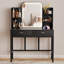 Makeup Vanity With 2 Storage Drawers,Vanity Desk With Mirror And Lights-1086298283
